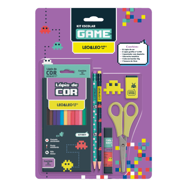 LEONORA KIT C/12 CORES GAME