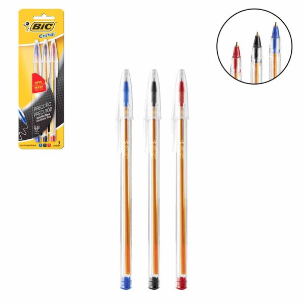 CANETA ESFEROGRÁFICA BIC CORES 0.8 AVULSA
