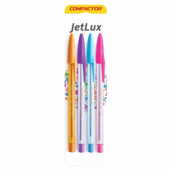 CANETA COMPACTOR JETLUX C/ 4 CORES