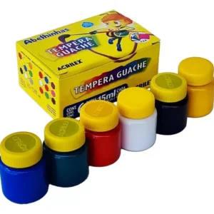 TINTA GUACHE 6 CORES