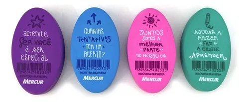 BORRACHA MERCUR OVAL COLORIDA - Imagem 2