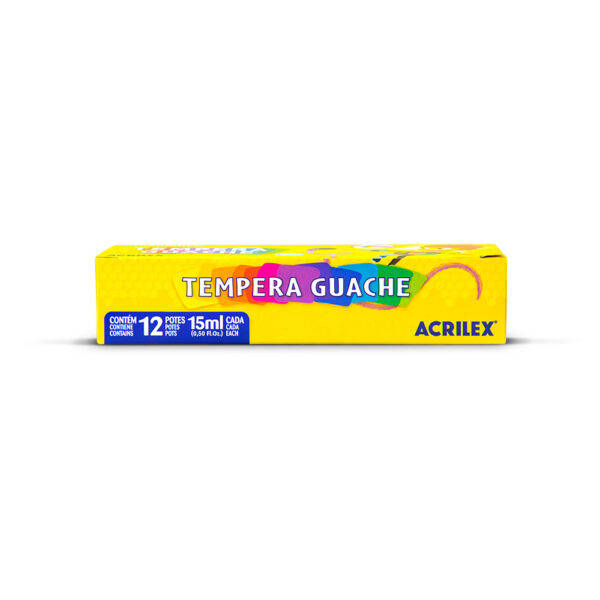 TINTA GUACHE 12 CORES - Imagem 2