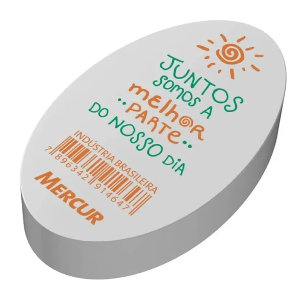 BORRACHA MERCUR OVAL SORTIDA - Imagem 2