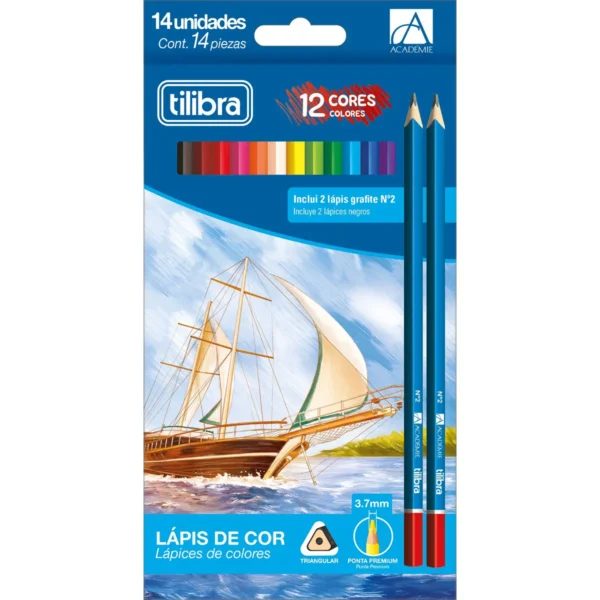 TILIBRA C/ 12 CORES ACADEMIE