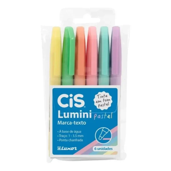CIS LUMINI PASTEL C/ 6 CORES