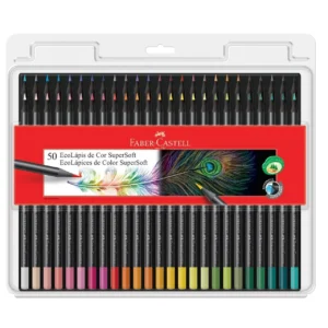 ECOLAPIS DE COR SUPERFOST 50 CORES FABER CASTELL