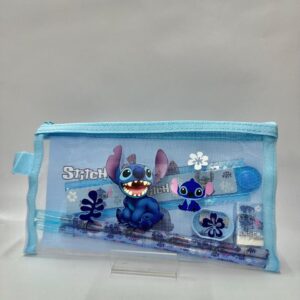 ESTOJO ESCOLAR STITCH, 5 ITENS