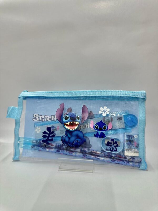 ESTOJO ESCOLAR STITCH, 5 ITENS